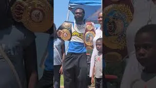 Thumbnail: Wow!! Jaron 'Boots' Ennis showing off his belts at big event in Philly!!