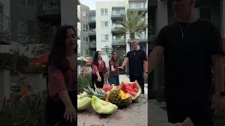 Thumbnail: Food Challenge Fresh Fruit #rockpaperscissorsfoodchallenge #watermelon #pineapple #melon