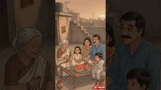 Thumbnail: 90s Desi Childhood: Rooftop nights with family 🍉🌾