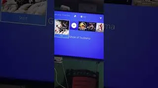 Thumbnail: Time four to play Ghost of toshima PS4 slim local setup my PlayStation part 1 #shorts