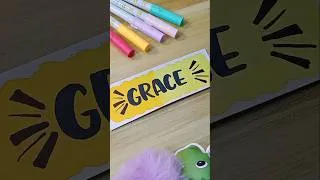 Thumbnail: G R A C E | Fun and Simple Calligraphy | Writing Names