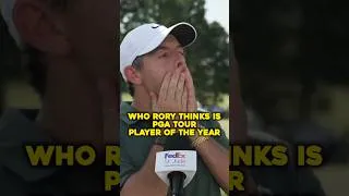 Thumbnail: Who does Rory think is the PGA Tour's best? #golf