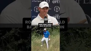 Thumbnail: Rory McIlroy didn't hold back, calling Bryson DeChambeau's actions "performative" #TheOpen