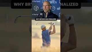 Thumbnail: Explained: Bryson DeChambeau's two-shot penalty at The Open #golf #TheOpen #brysondechambeau