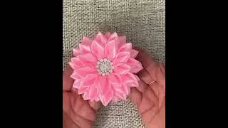 Thumbnail: #ribbonflowers #crafts #flowers