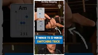 Thumbnail: The Em Fingering That Makes Am Easy #guitarlesson #guitartutorial