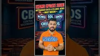 Thumbnail: Exams SOL DU NCWEB IGNOU 2026 pyq #exam2026 #boost #booster #explorepage