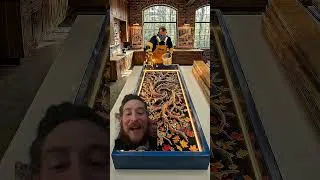 Thumbnail: Real Woodworker Watches AI Epoxy Table Video 😭