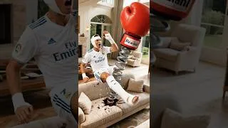 Thumbnail: Ronaldo's son keeps driving him crazy — How does he handle this unruly kid? #ronaldo #football