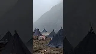 Thumbnail: Snowfall in Himalayan Village Dolpa Nepal