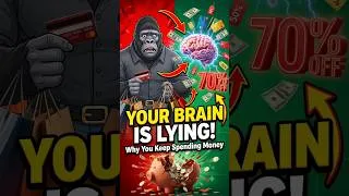 Thumbnail: The Psychology of Spending Money 💸 | Why Your Brain Tricks You Into Buying Things #financialfreedom