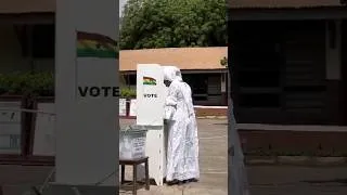 Thumbnail: Second Lady Samira Bawumia Casting Her Vote #election #npp #ghana