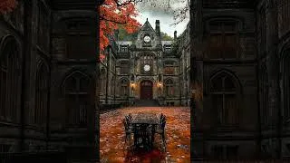Thumbnail: Dark Academia Mood: Rainfalls & Gothic Mansion’s Mystical Glow #shorts #darkacademia