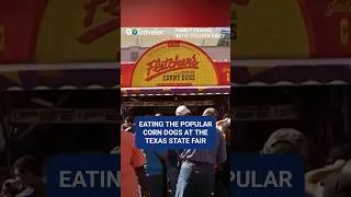 Thumbnail: Eating the Popular Corn Dogs at the Texas State Fair | Family Travels with Colleen Kelly #shorts
