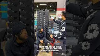 Thumbnail: Chicago reseller sold 120 pairs of black Air Force’s… who do you think won the deal?? 🤔