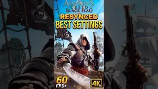 Thumbnail: STOP Missing Black Flag Resynced Settings! 🛑 #assassinscreed #gaming #gouldsgamingandtech #shorts