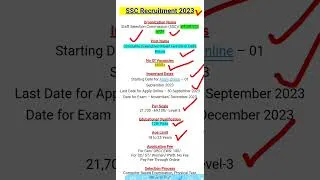 Thumbnail: SSC Recruitment 2023 Constable (Executive) Male/Female in Delhi Police || Government Jobs Gyan
