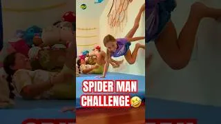 Thumbnail: Spider-Man Challenge! Can you do it?? #shorts #spiderman #challenge #kidsvideo