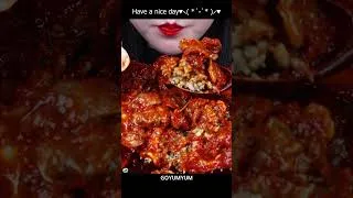 Thumbnail: ASMR SPICY SEAFOOD, 해물찜 먹방,  SPICY ENOKI MUSHROOM, 버섯, 불닭 팽이버섯 먹방, OCTOPUS MUKBANG  #shorts #mukbang