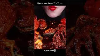 Thumbnail: ASMR SPICY SEAFOOD, OYSTER,SPICY ENOKI MUSHROOM, SQUID,MUKBANG #mukbang #먹방 #seafood #food #eating