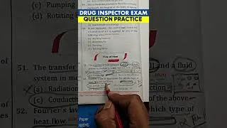Thumbnail: Drug Inspector MCQ Practice😍✍️🎯UPSC Drug Inspector Exam MCQ Questions | DI Exam Books #druginspector