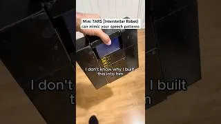 Thumbnail: TARS (Interstellar robot) can mimic your speech