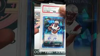 Thumbnail: Drake Maye Topps Sapphire autograph #nfl #psa #football #sportscards