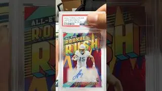 Thumbnail: Topps Chrome 1/5 PSA Reveal Ladd McConkey #nfl #psa #football #sportscards