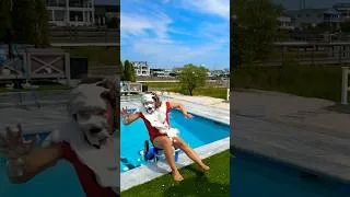 Thumbnail: I fell DEEP into the pool!!