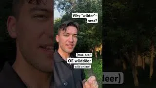 Thumbnail: Etymology of “wilderness”