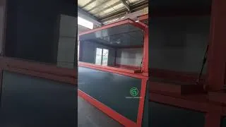 Thumbnail: Customized side-opening window folding container house #containerhouse #prefabhouse