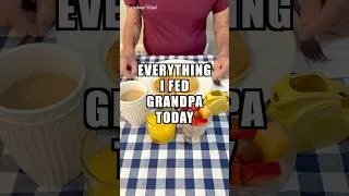 Thumbnail: Grandma feeding Grandpa right all day long #TraditionalFood #LoveLanguage #FamilyMeals