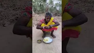 Thumbnail: tribe GRANDMA & GRANDPA eating rice with Chicken curry #food  #cooking  #villagelife n#tribe