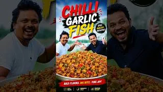 Thumbnail: Chilli Garlic Fish 🔥 | Crispy, Spicy & Full of Flavour! 🐟