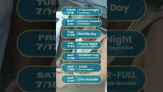 Thumbnail: Grand Performances July 2026 Summer Schedule