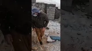 Thumbnail: Grandma's fight for survival in the winter storm #nan #nomadicshelter #pelerd #camping