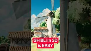 Thumbnail: 🎯 GHIBLI in 3D is HERE!   #shorts