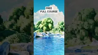 Thumbnail: 🌞FREE FULL course for STYLIZED graphic? That's easy!!   #shorts