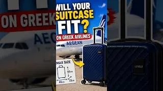Thumbnail: Will Your Suitcase Fit on Greek Airlines?
