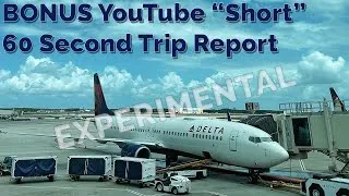 Thumbnail: Delta First Class #60SecondTripReport #Shorts