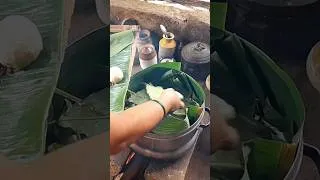 Thumbnail: Turmeric leaf Dumplings #villagecooking
