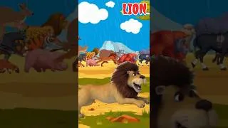 Thumbnail: Animal Sounds & Comparison Song🦁 Learn Tall, Short, Loud & Quiet🦉 Fun Animal Learning Song for Kids🎵