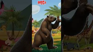Thumbnail: Prehistoric Animal Sounds Song 🦣 Howl, Crunch, Clunk & Stomp 🐺 Fun Ice Age Adventure Song for Kids 🎵