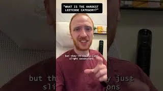 Thumbnail: What do you think is hardest category of Leetcode?