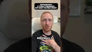 Thumbnail: Do what's required, not what you feel is right
