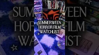 Thumbnail: Summerween horror movie watchlist! Using my physical media! #horrormovies #Horrortok #summerween