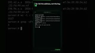 Thumbnail: Three logins, three addresses, three days. The same private key every time. #Shorts