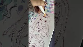 Thumbnail: Easy coloring: markers + pencils