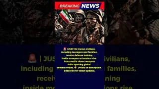 Thumbnail: Iran Starts Civilian Defense Training Amid Rising Tensions #news #shorts