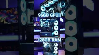 Thumbnail: The 20L Ai Monster 96GB VRAM 128GB RAM #pcbuild #pcsetup #ai